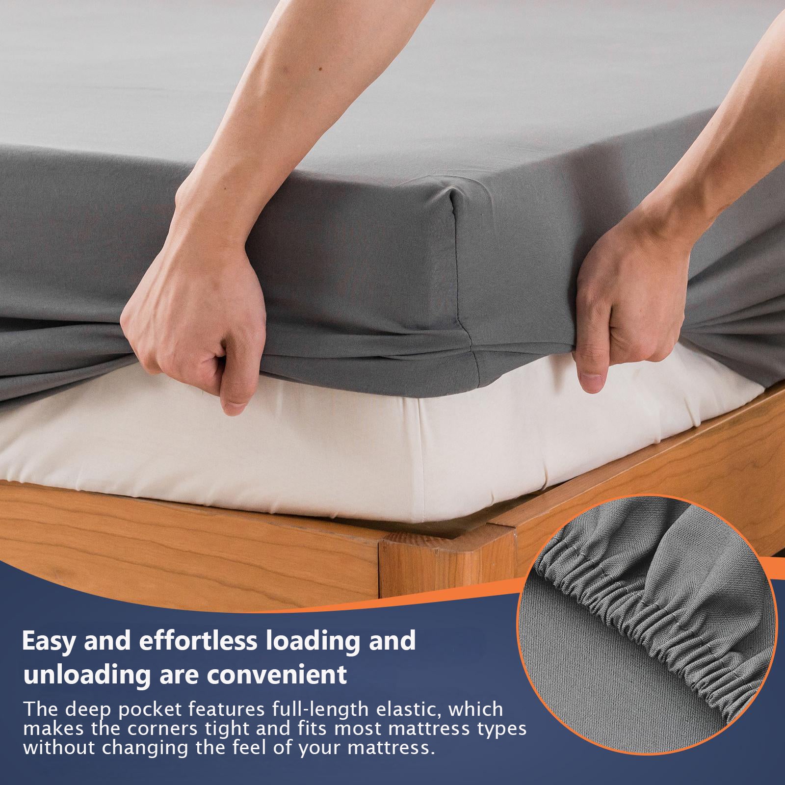 Soft and Breathable Fitted Sheet