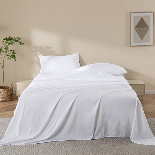 Breathable and Cooling Fitted Sheet Set