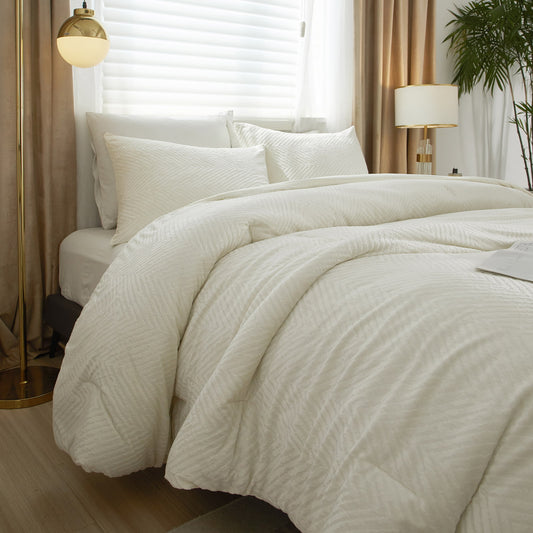 Herringbone Super Fluffy Comforter Set